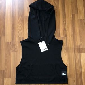 Ivy Park Cropped Black Hoody